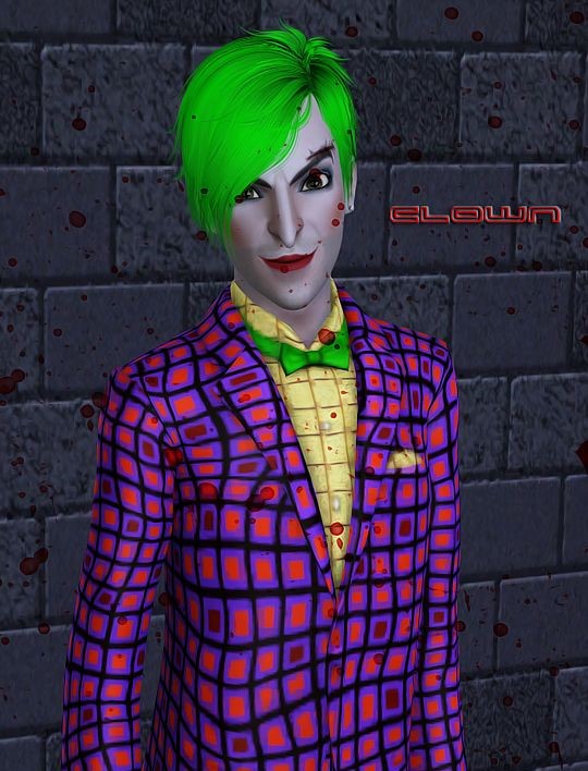 《模拟人生3》MOD人物 蝙蝠侠 阿甘疯人院之小丑-我爱模组网-GTA5MOD下载资源网