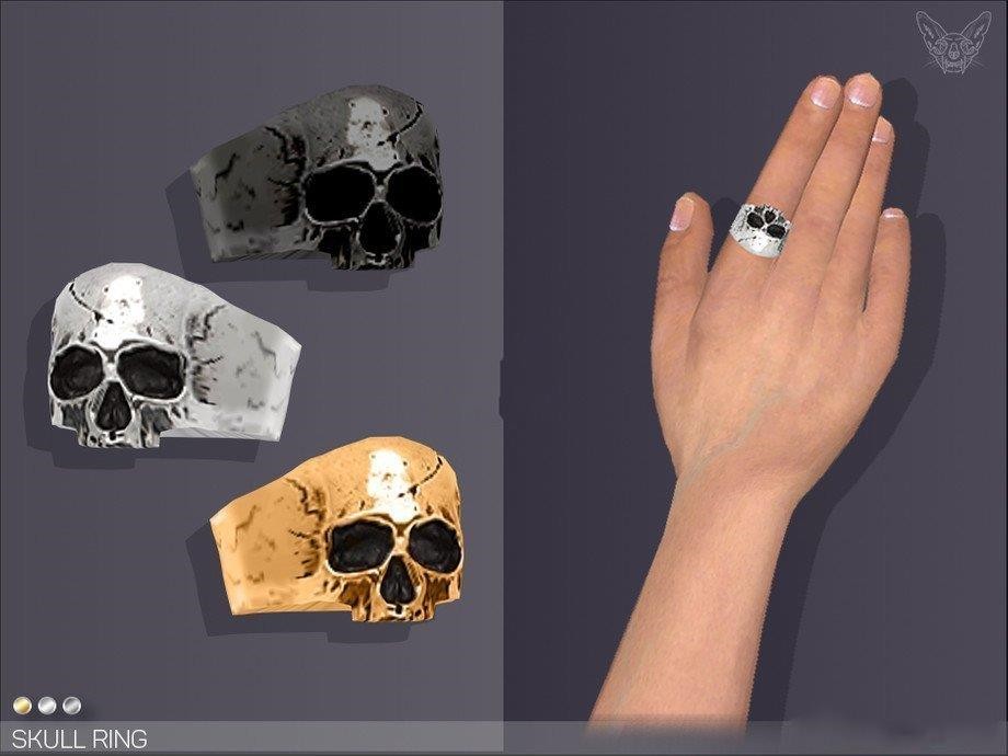 《模拟人生4》帅气骷髅戒指MOD-我爱模组网-GTA5MOD下载资源网