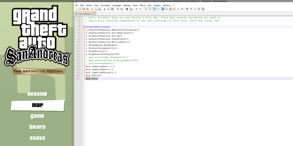 图片[3]-《侠盗猎车手三部曲重制版》第一人称视角VR模式MOD-我爱模组网-GTA5MOD下载资源网