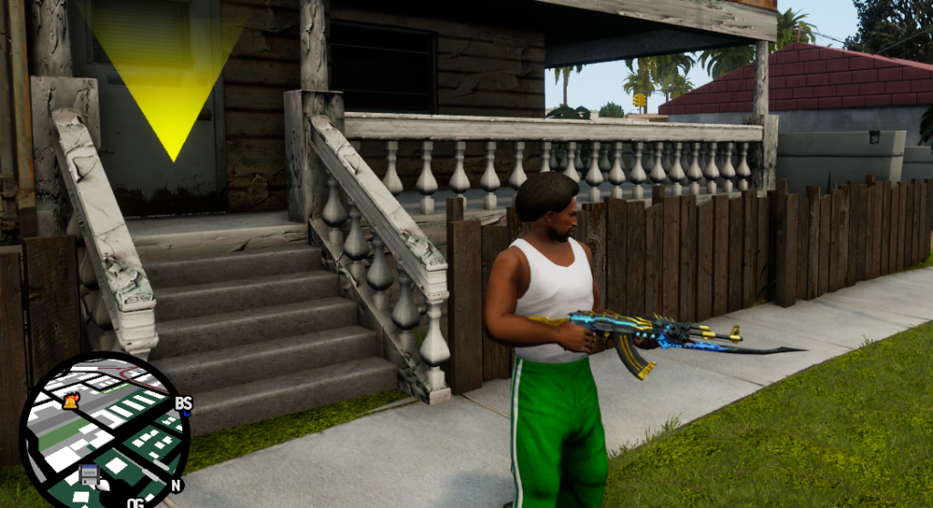 图片[2]-《侠盗猎车手三部曲重制版》AK47火麒麟替代AK47MOD-我爱模组网-GTA5MOD下载资源网