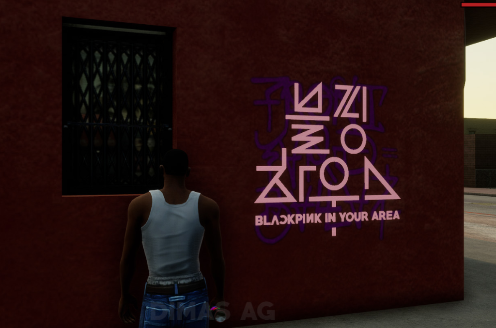 图片[2]-《侠盗猎车手三部曲重制版》用粉墨女团标志取代街头涂鸦MOD-我爱模组网-GTA5MOD下载资源网