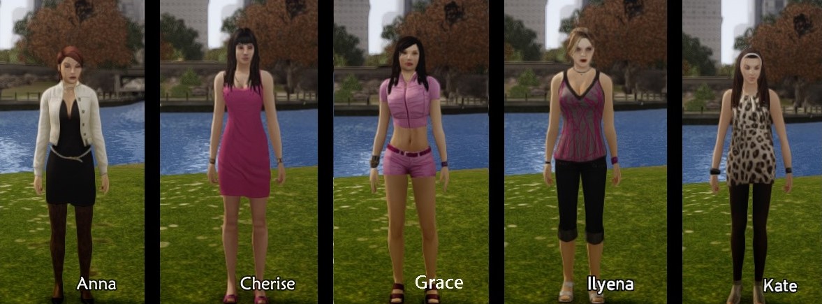 图片[2]-《侠盗猎车手GTA4》超多美女小姐姐 城市妹子终极大补 MOD模组 人物包V3-我爱模组网-GTA5MOD下载资源网