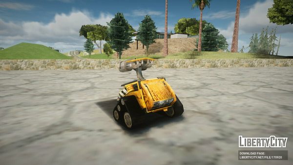 [GTA:圣安地列斯MOD]机器人瓦力MOD-我爱模组网-GTA5MOD下载资源网