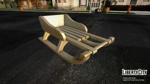 [GTA:圣安地列斯MOD]圣诞节雪橇-我爱模组网-GTA5MOD下载资源网