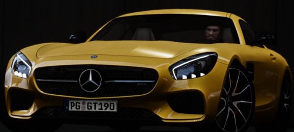 GTA4 侠盗猎车手4 2016款梅赛德斯奔驰AMG GT MOD-我爱模组网-GTA5MOD下载资源网