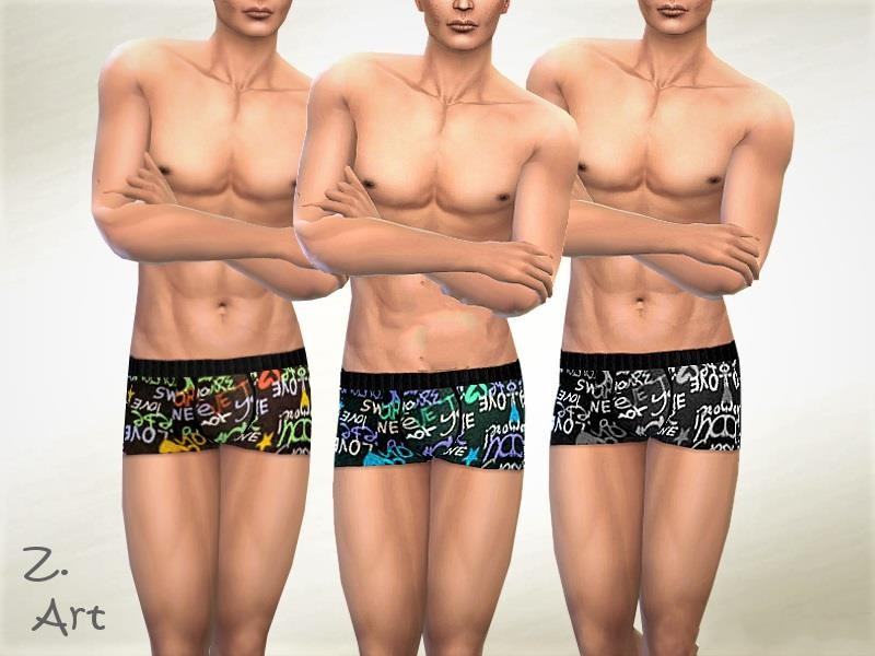 《模拟人生4》男士的花内裤MOD-我爱模组网-GTA5MOD下载资源网