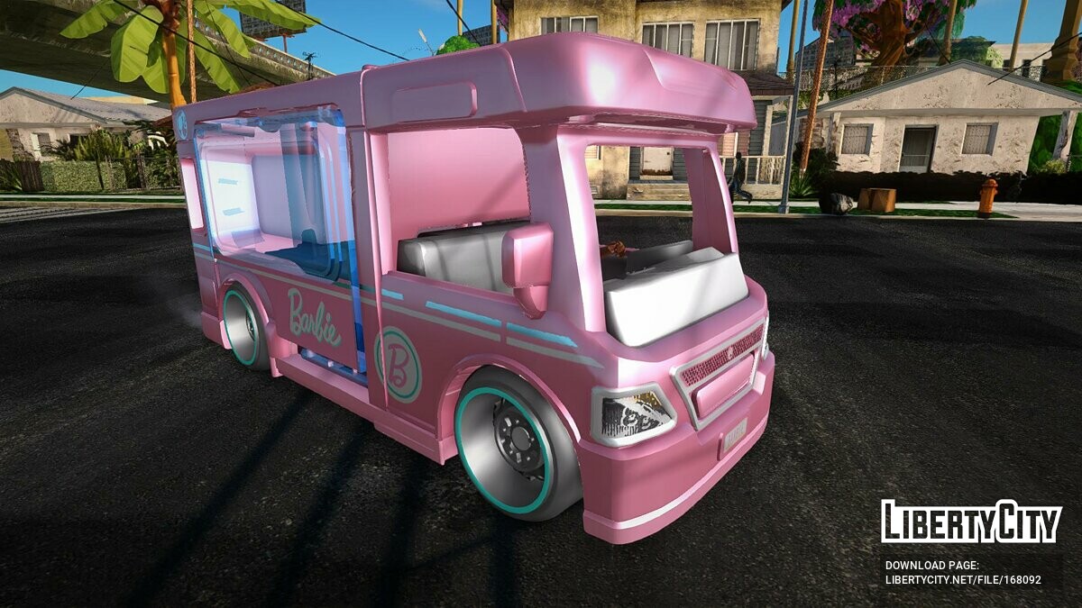 图片[2]-[GTA:圣安地列斯MOD]芭比梦幻露营车-我爱模组网-GTA5MOD下载资源网