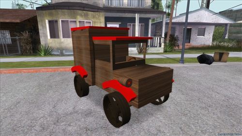 [GTA:圣安地列斯MOD]木头吉普车-我爱模组网-GTA5MOD下载资源网