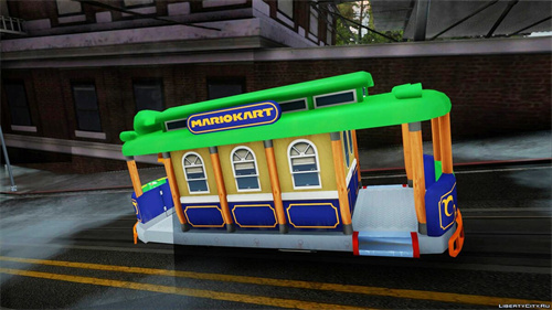 图片[2]-[GTA:圣安地列斯MOD]马里奥赛车8 电车L-我爱模组网-GTA5MOD下载资源网