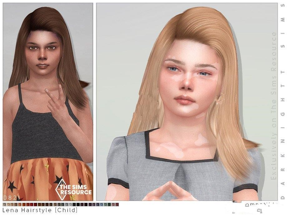 《模拟人生4》小女孩时尚发型MOD-我爱模组网-GTA5MOD下载资源网