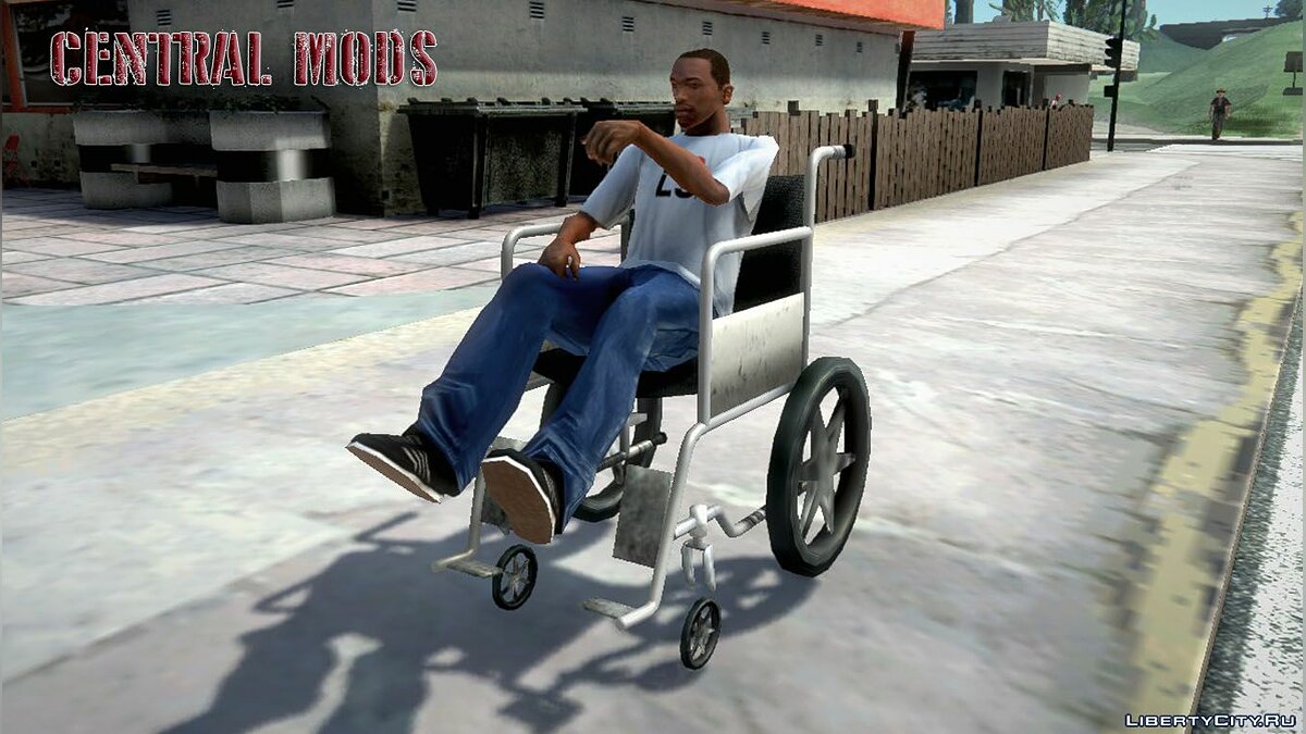 [GTA:圣安地列斯MOD]残疾人士轮椅-我爱模组网-GTA5MOD下载资源网