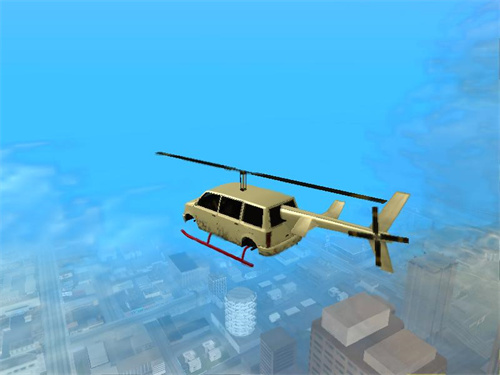 [GTA:圣安地列斯MOD]面包车直升机-我爱模组网-GTA5MOD下载资源网