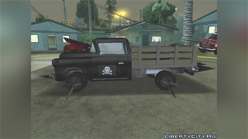 [GTA:圣安地列斯MOD]轮胎装刺的卡车-我爱模组网-GTA5MOD下载资源网
