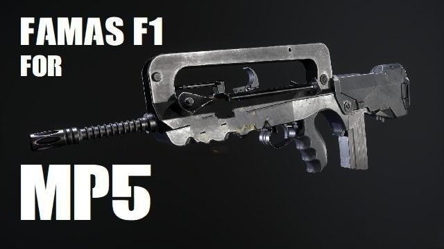 《求生之路2》FAMAS F1武器MOD-我爱模组网-GTA5MOD下载资源网
