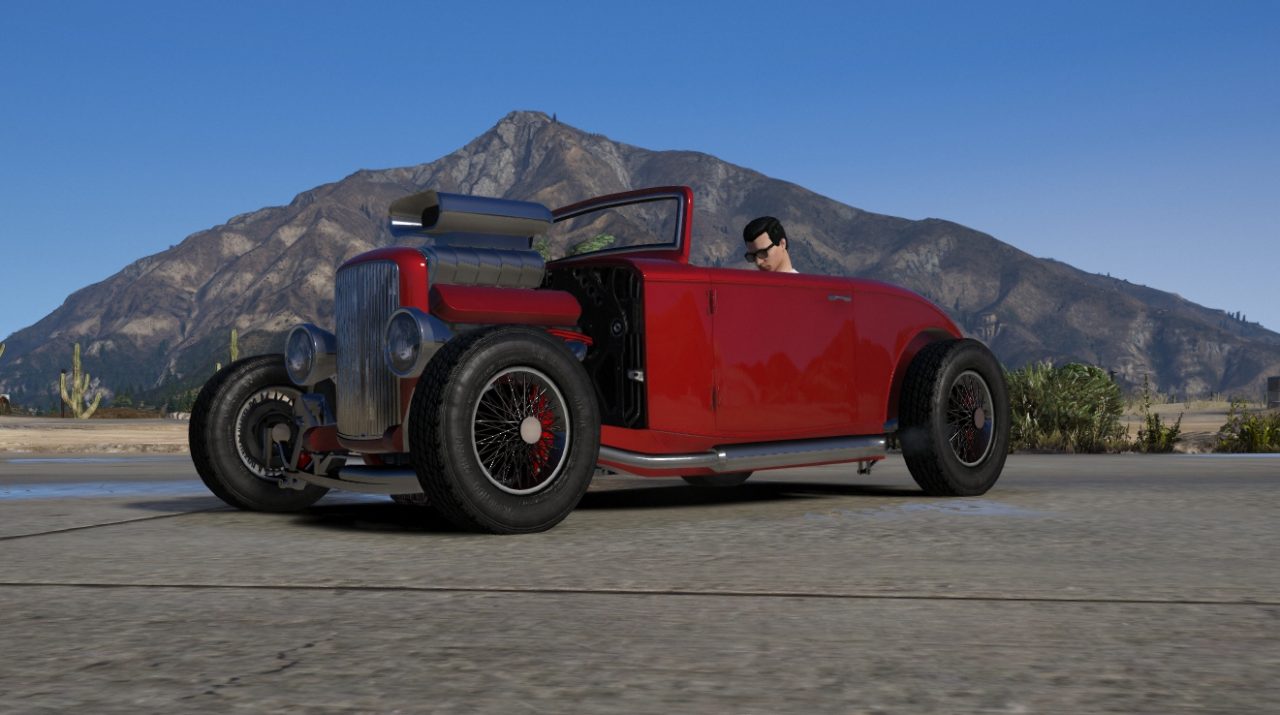 Roadster Hustler (Add on, SP, FiveM ready, Tunning, LOD’s) 1.0.1-我爱模组网-GTA5MOD下载资源网