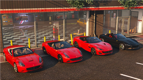 [GTA5MOD]法拉利 GT V8 操控包 1.0-我爱模组网-GTA5MOD下载资源网