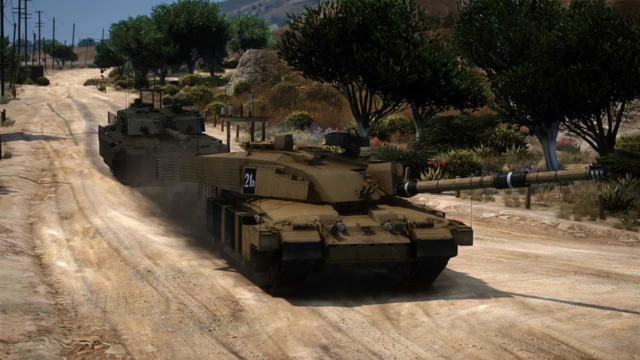 [GTA5MOD]挑战者2 TES威震天坦克1.0-我爱模组网-GTA5MOD下载资源网