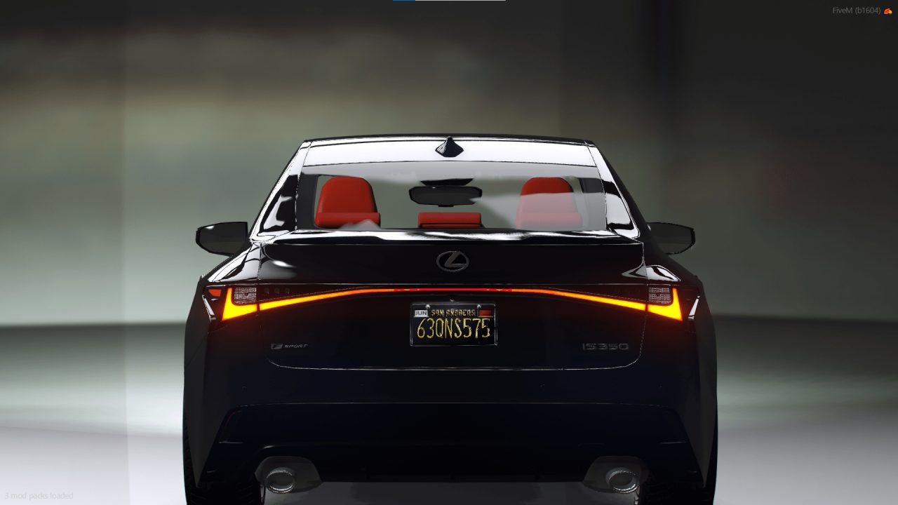 图片[3]-[GTA5MOD]雷克萨斯 IS350 F-Sport 2021 [ 附加 _ Fivem _ 解锁 ] 1.1-我爱模组网-GTA5MOD下载资源网
