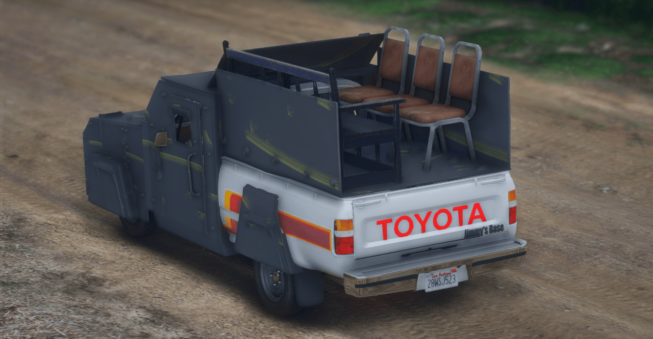 图片[4]-[GTA5MOD]ISIS-丰田 Hilux 部队运输车 [附加][FIVE-M] 1.0-我爱模组网-GTA5MOD下载资源网