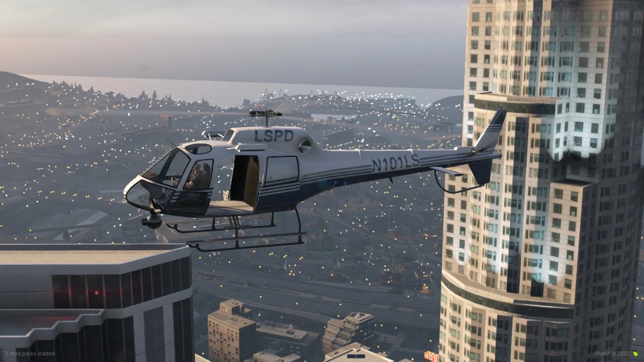 图片[2]-[GTA5MOD]Maverick 复古改良 LSPD [FiveM替换] 1.0-我爱模组网-GTA5MOD下载资源网