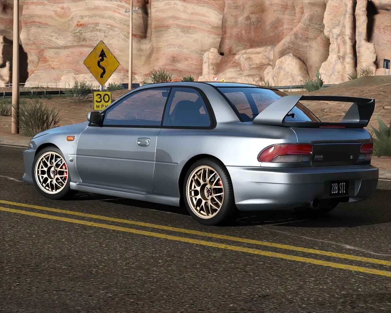 图片[3]-[GTA5MOD]1998 斯巴鲁翼豹 22B STi [附加 _ VehFuncs V _ _ 调整_ 模板] 重做1.0-我爱模组网-GTA5MOD下载资源网