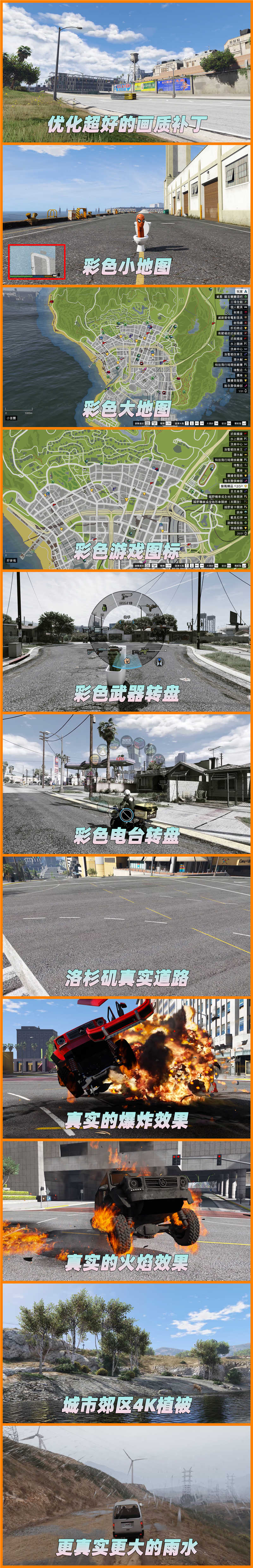 图片[2]-GTA5MOD整合版 v1.36 真实画质 340位精品人物 413辆现实载具 中国风 中文广告牌 国产汽车 人物皮肤 众多超级英雄 [超人-龙珠-骑龙-闪电侠-绿巨人-钢铁侠] [赠送：修改器 运行库 无限金币 通关存档]【85.2GB】-我爱模组网-GTA5MOD下载资源网