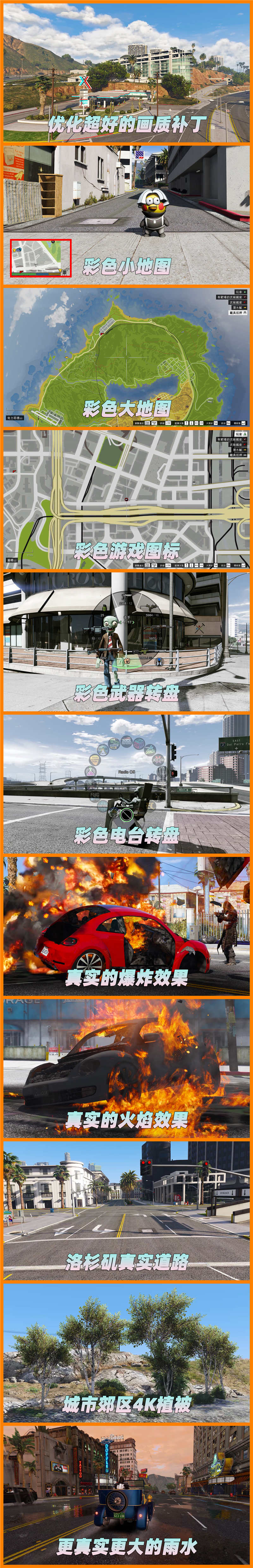 图片[2]-GTA5MOD整合版 v1.36 真实画质 289位精品人物 888辆现实载具 丧尸入侵 [载具-人物-武器-脚本-画质-环境-道路-地图] [赠送：修改器 运行库 无限金币 通关存档]【93.0GB】-我爱模组网-GTA5MOD下载资源网