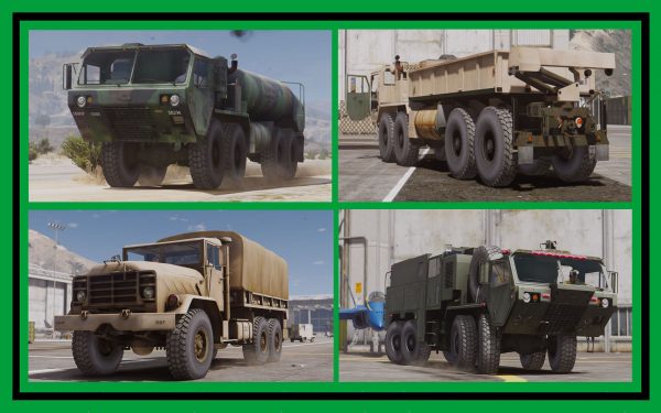 [GTA5MOD]美国军用车辆包：运输和支持 [附加] 1.0-我爱模组网-GTA5MOD下载资源网