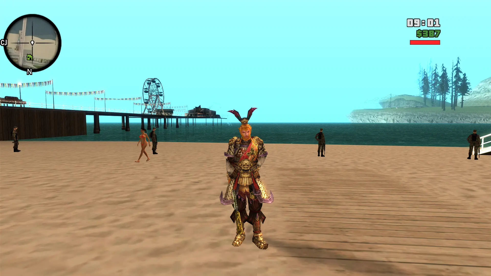 图片[6]-GTASA 圣安地列斯 齐天大圣 孙悟空 整合版 Win11最新光影舒适色调流畅版 真实系重制版 Win10/11汉化兼容版 稳定60FPS 超强优化 [赠送：运行库 通关存档 无限金币] [4.96 GB]-我爱模组网-GTA5MOD下载资源网