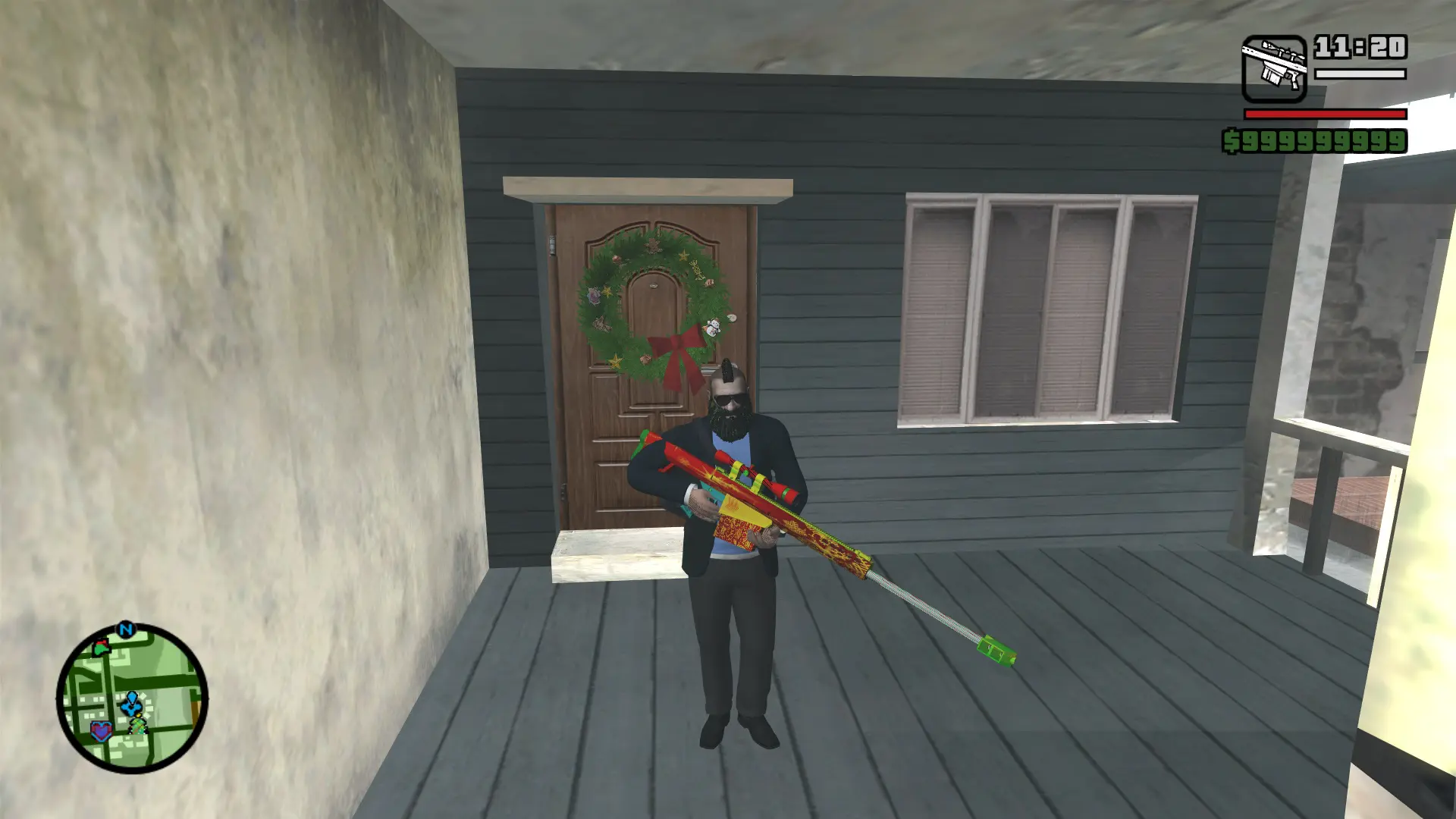 图片[2]-GTA 圣安地列斯 圣诞节 雪天冬季 精品汉化整合版 大雪冬季2.0升级版 Win11最新光影舒适色调流畅版 大屏优化 FPS优化 真实武器包 汉化版 [赠送：运行库 通关存档 无限金币] [6.02 GB]-我爱模组网-GTA5MOD下载资源网