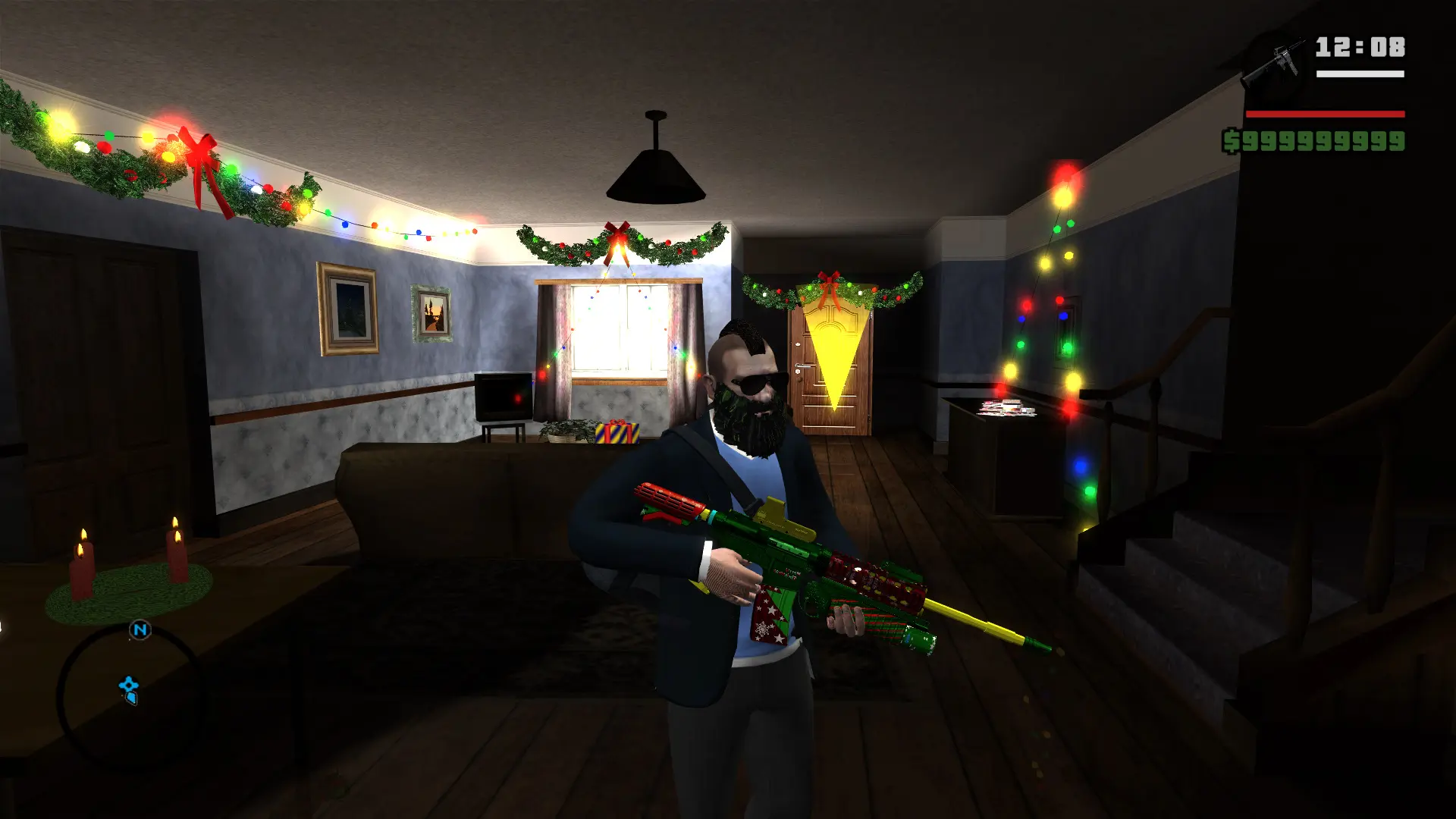 图片[13]-GTA 圣安地列斯 圣诞节 雪天冬季 精品汉化整合版 大雪冬季2.0升级版 Win11最新光影舒适色调流畅版 大屏优化 FPS优化 真实武器包 汉化版 [赠送：运行库 通关存档 无限金币] [6.02 GB]-我爱模组网-GTA5MOD下载资源网