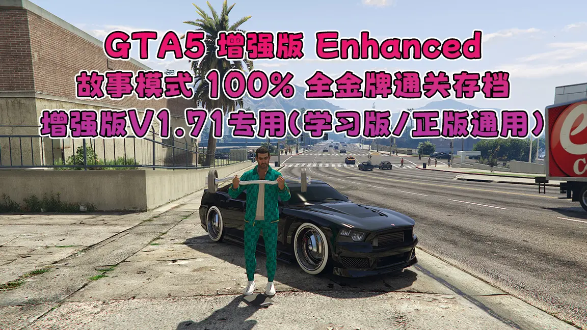 GTA5 增强版专用通关存档 Enhanced 故事模式100%全金牌通关存档 V1.71专用-我爱模组网-GTA5MOD下载资源网